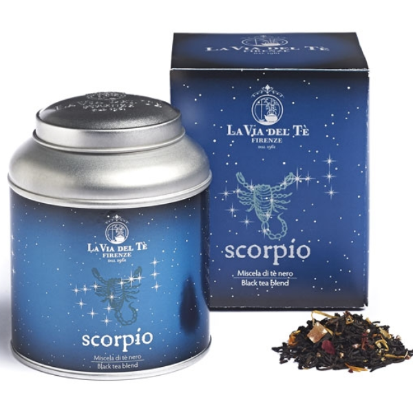 Scorpio Tea in Tin 100g - La Via del Tè Mercato Gourmet - Coffee & Tea @Mercato Gourmet | Your Italian Gourmet Supermarket