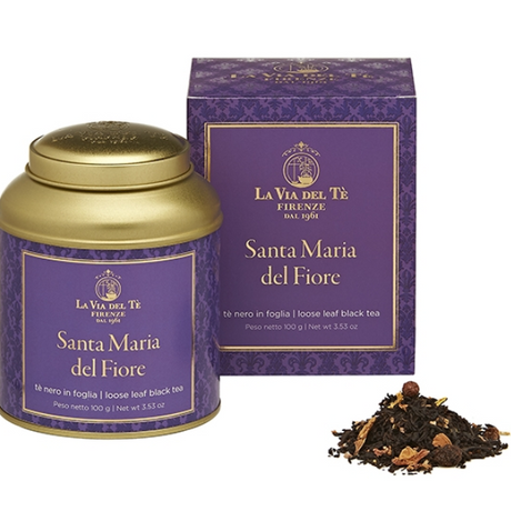 Santa Maria del Fiore Black Tea in Tin 100g - La Via del Tè Mercato Gourmet - Coffee & Tea @Mercato Gourmet | Your Italian Gourmet Supermarket