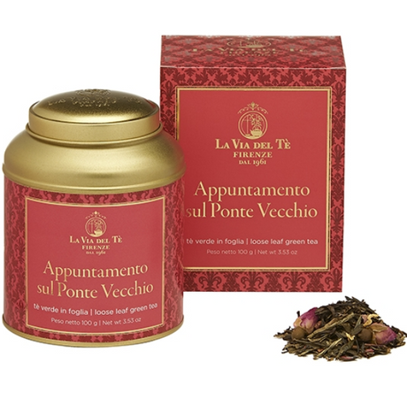 Appuntamento Sul Ponte Vecchio Tea in Tin 100g - La Via del Tè La Via del Tè - Coffee & Tea @Mercato Gourmet | Your Italian Gourmet Supermarket