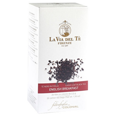 English Breakfast Tea 50g (in 20 Tea Bags) - La Via del Tè La Via del Tè - Coffee & Tea @Mercato Gourmet | Your Italian Gourmet Supermarket