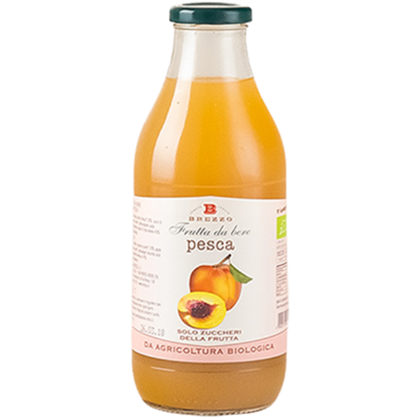 Organic Peach Juice 750ml - Brezzo Mercato Gourmet - Juice @Mercato Gourmet | Your Italian Gourmet Supermarket