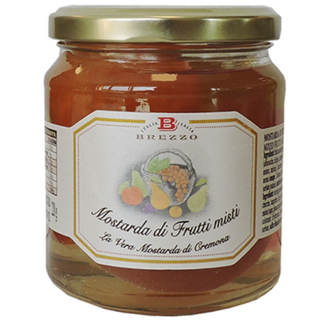 Mixed Fruit Mustard 380g - Brezzo Mercato Gourmet Preserved Fruits