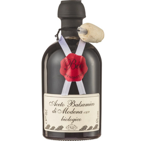 Organic Aged Balsamic Vinegar of Modena (Red Seal) 250ml - Mengazzoli Mercato Gourmet Vinegar