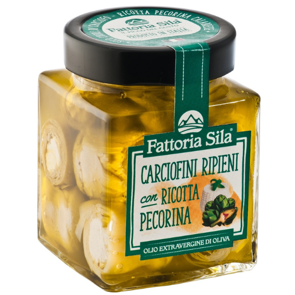 Artichokes Filled with Ricotta Cheese 314ml - Fattoria Sila Fattoria Sila Preserved vegetables