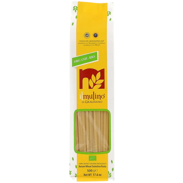 Organic Linguine 500g - il Mulino Mercato Gourmet - Dried Pasta @Mercato Gourmet | Your Italian Gourmet Supermarket