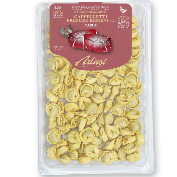 Artusi Fresh Cappelletti with Meat Pastificio Artusi - Fresh Pasta 500g @Mercato Gourmet | Your Italian Gourmet Supermarket