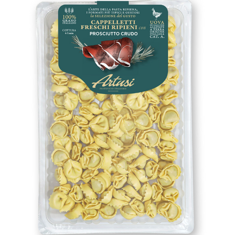 Artusi Fresh Cappelletti with Raw Ham Pastificio Artusi - Fresh Pasta 500g @Mercato Gourmet | Your Italian Gourmet Supermarket