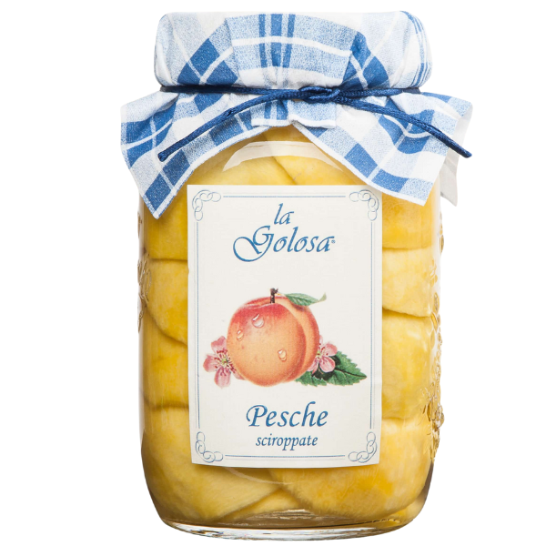 Peach in Syrup 500g - La Golosa Mercato Gourmet Preserved Fruits