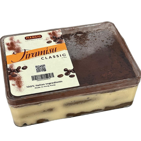 Homemade Classic Tiramisu Family Size- Mangio Mangio - Tiramisu 700g @Mercato Gourmet | Your Italian Gourmet Supermarket