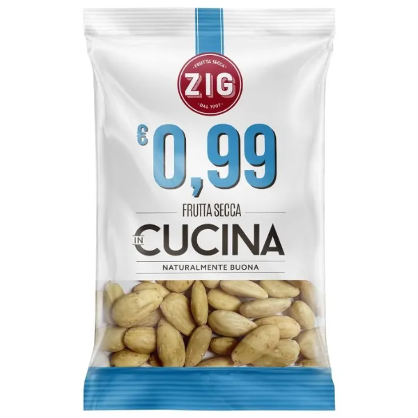 Peeled Almond 40g - ZIG ZIG - Dried Fruits & Nuts @Mercato Gourmet | Your Italian Gourmet Supermarket