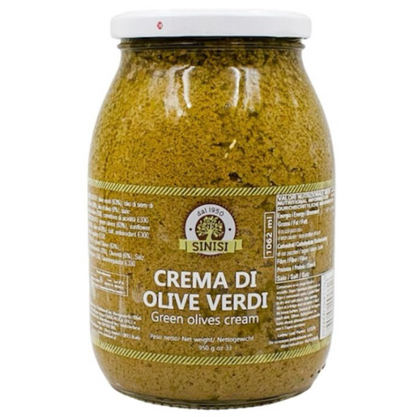 Green Olive Cream 1062ml - Sinisi Sinisi - Spreadable & Creams @Mercato Gourmet | Your Italian Gourmet Supermarket