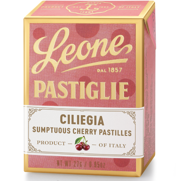 Cherry Pastilles 27g - Leone Leone - Confectionery @Mercato Gourmet | Your Italian Gourmet Supermarket