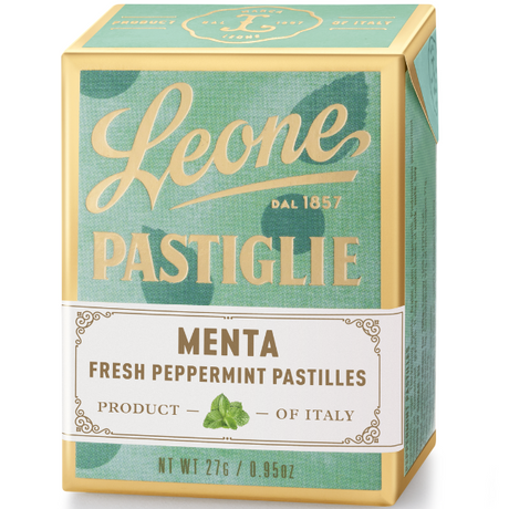 Peppermint Pastilles 27g - Leone Mercato Gourmet - Confectionery @Mercato Gourmet | Your Italian Gourmet Supermarket