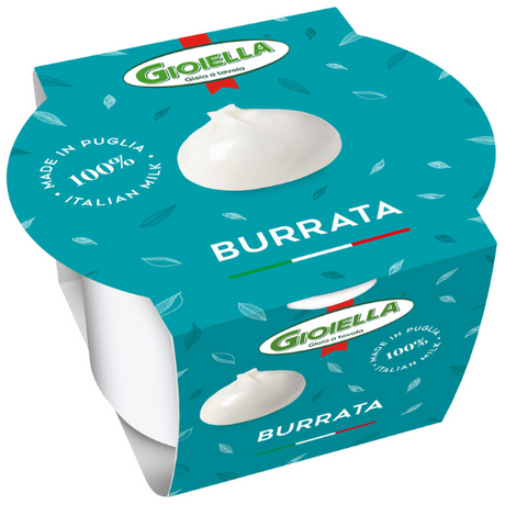 Fresh Burrata 125g - Gioiella GIOIELLA - Burrata 125g @Mercato Gourmet | Your Italian Gourmet Supermarket