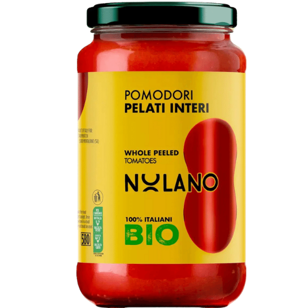 Organic Hand Peeled Tomatoes 540g - Nolano Nolano - Tomato & Sauces @Mercato Gourmet | Your Italian Gourmet Supermarket