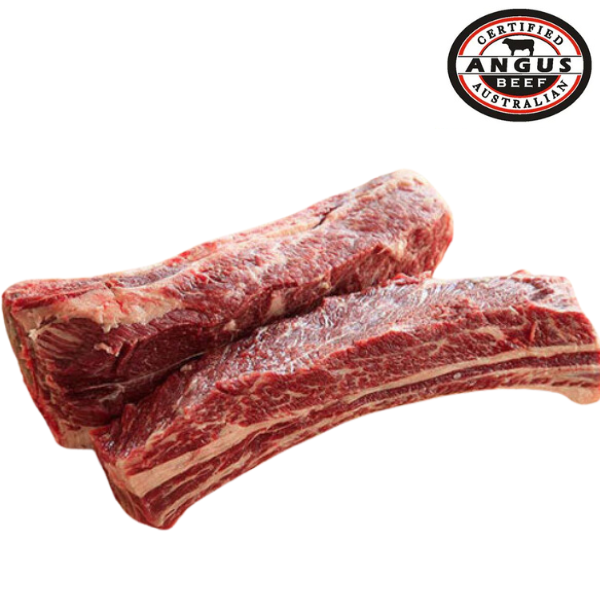 Australian Angus M2 - 3+ Short Ribs 1kg (Frozen) Pacific Gourmet - Angus Beef 1kg (±50g) Whole Cut @Mercato Gourmet | Your Italian Gourmet Supermarket