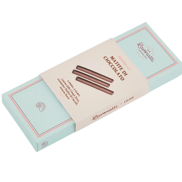 Pencil Box of 3 (Selection N.2) 60g - Lavoratti Lavoratti - Confectionery 60g - 20g x 3 Bars @Mercato Gourmet | Your Italian Gourmet Supermarket