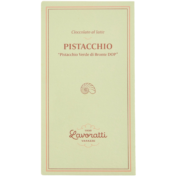 Milk Chocolate with "Pistacchio Verde di Bronte DOP” 80g - Lavoratti Lavoratti - Confectionery 80g @Mercato Gourmet | Your Italian Gourmet Supermarket