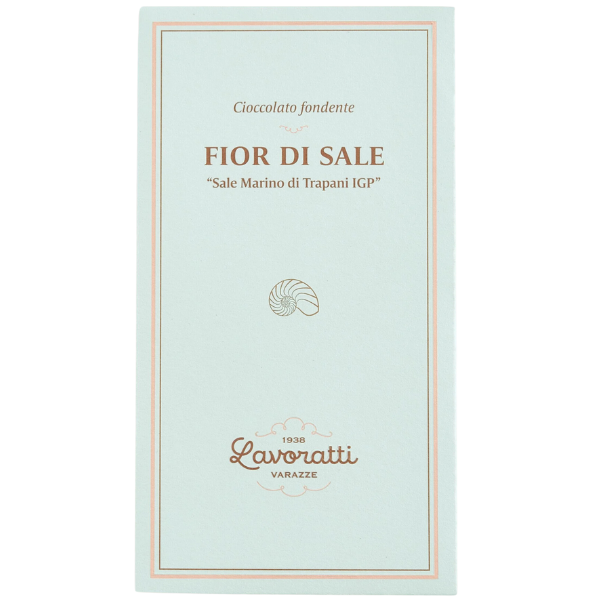 Dark Chocolate with Salt " Sale Marino di Trapani PGI” 80g - Lavoratti Lavoratti - Confectionery 80g @Mercato Gourmet | Your Italian Gourmet Supermarket