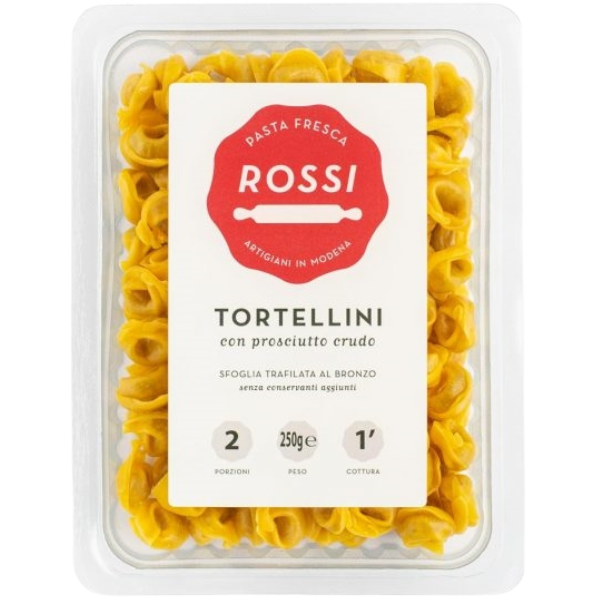 Fresh Tortellini with Cured Ham 250g - Rossi Rossi - Fresh Pasta @Mercato Gourmet | Your Italian Gourmet Supermarket