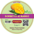 Homemade Mango Sorbet 600ml Mangio - Gelato & Sorbet 600ml @Mercato Gourmet | Your Italian Gourmet Supermarket