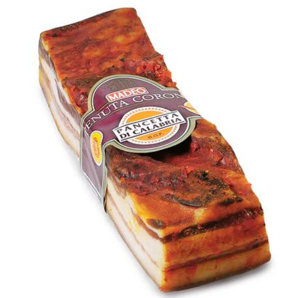 Pancetta Tesa Spicy 200g (±10%) - Madeo Mercato Gourmet - Cold-Cut @Mercato Gourmet | Your Italian Gourmet Supermarket