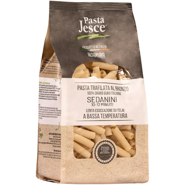 Sedanini Rigati 500g - Pasta Jesce Pasta Jesce - Dried Pasta @Mercato Gourmet | Your Italian Gourmet Supermarket