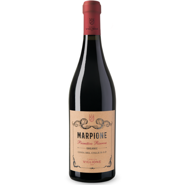 Organic Marpione Primitivo Riserva Gioia del Colle DOP 750ml - Tenuta Viglione Tenuta Viglione - Red Wine 6 Bottles @Mercato Gourmet | Your Italian Gourmet Supermarket