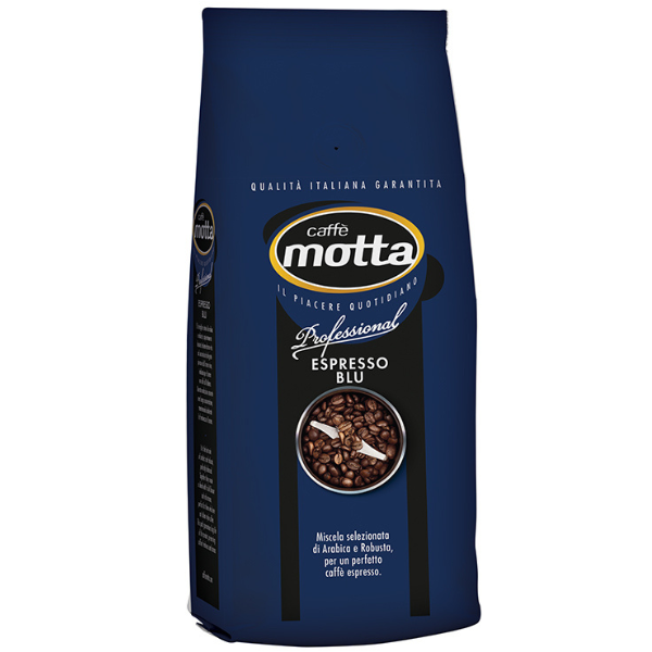 Professional Espresso Beans BLU 1kg - Caffe Motta Caffe Motta - Coffee & Tea 1kg @Mercato Gourmet | Your Italian Gourmet Supermarket