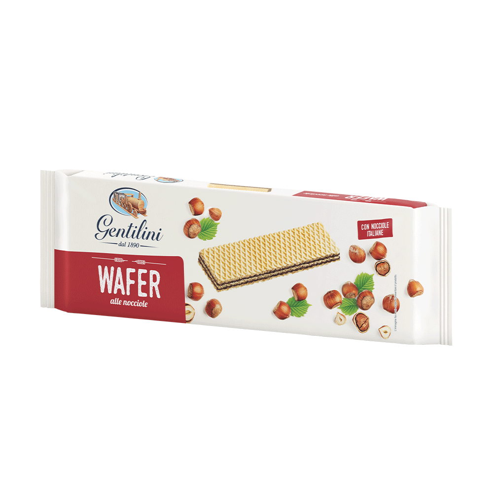 Wafer With Hazelnut cream 175g - Gentilini Gentilini - Confectionery @Mercato Gourmet | Your Italian Gourmet Supermarket