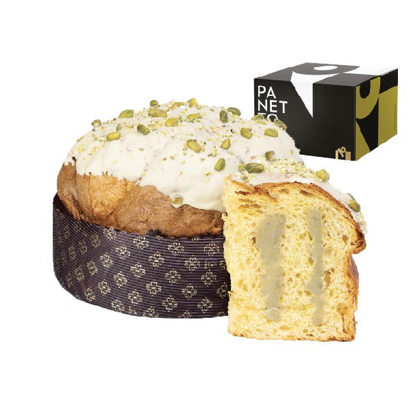 Pistachio Panettone 1000g - Pietro Macellaro Pietro Macellaro - Panettone @Mercato Gourmet | Your Italian Gourmet Supermarket