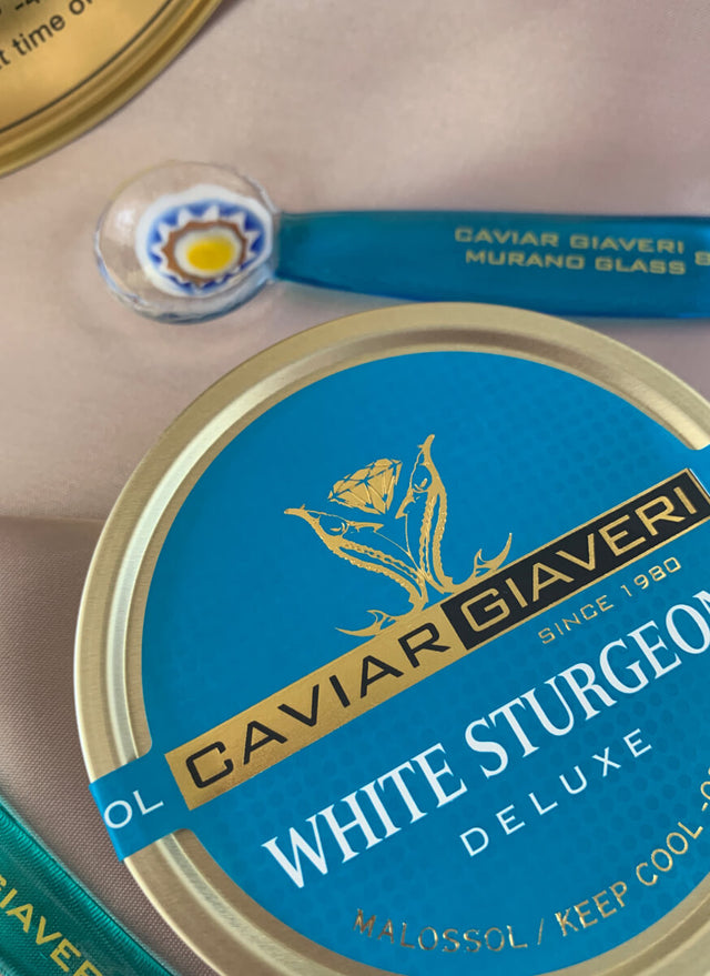 White Sturgeon Deluxe - Caviar Giaveri Caviar Giaveri - Caviar 30g @Mercato Gourmet | Your Italian Gourmet Supermarket