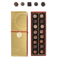 Assorted Chocolate Pralines 16 pcs in Golden Gift Box 155g - Bodrato Bodrato - Confectionery @Mercato Gourmet | Your Italian Gourmet Supermarket