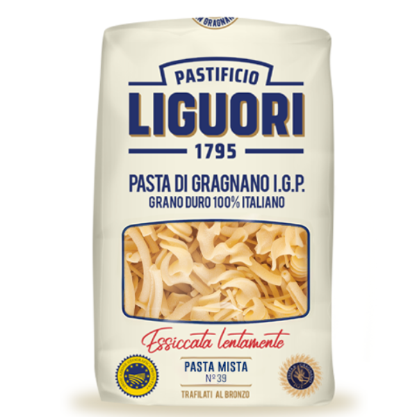 Pasta di Gragnano I.G.P. Pasta Mista n. 39 - Liguori Pastificio Liguori 1795 - Dried Pasta 500g @Mercato Gourmet | Your Italian Gourmet Supermarket