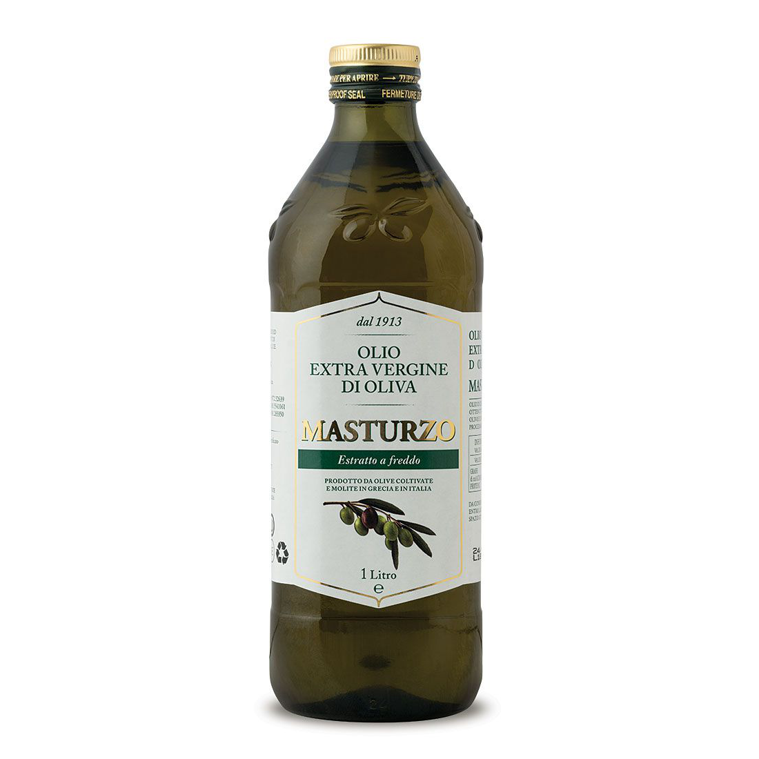 Extra Virgin Olive Oil 1L - Masturzo 1L Masturzo Oil