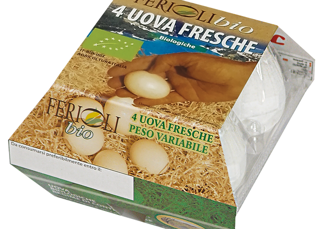 Ferioli Organic Eggs 4pcs/Pack Ferioli - Eggs @Mercato Gourmet | Your Italian Gourmet Supermarket