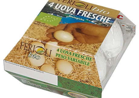 Ferioli Organic Eggs 4pcs/Pack Ferioli - Eggs @Mercato Gourmet | Your Italian Gourmet Supermarket