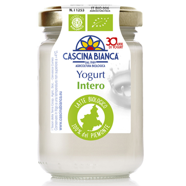 Organic Yogurt Full Fat - Plain Cascina Bianca - Dairies @Mercato Gourmet | Your Italian Gourmet Supermarket