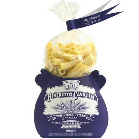 Mezzi Rigatoni 500g - Benedetto Cavalieri Benedetto Cavalieri - Dried Pasta 500g @Mercato Gourmet | Your Italian Gourmet Supermarket