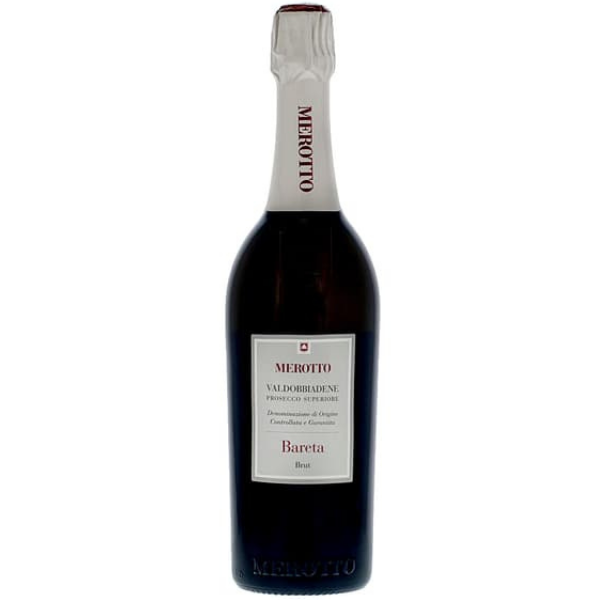 Bareta Prosecco Superiore 750ml - Merotto 6 Bottles - WHOLE CASE Merotto Sparkling Wine