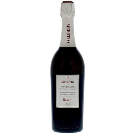 Bareta Prosecco Superiore 750ml - Merotto 6 Bottles - WHOLE CASE Merotto Sparkling Wine