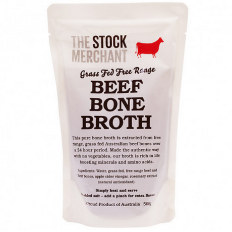 Free Range Beef Bone Broth - The Stock Merchant The Stock Merchant Broth & Stock