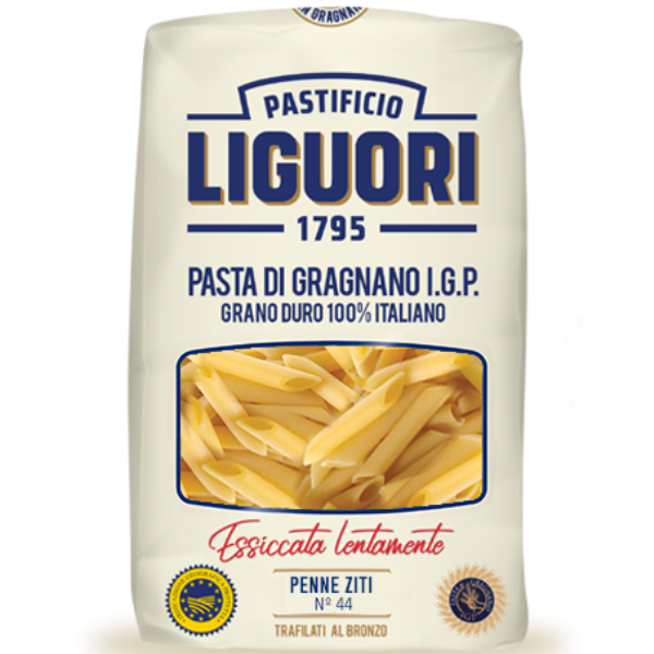 Penne Ziti 500g - Liguori Pastificio Liguori 1795 - Dried Pasta @Mercato Gourmet | Your Italian Gourmet Supermarket