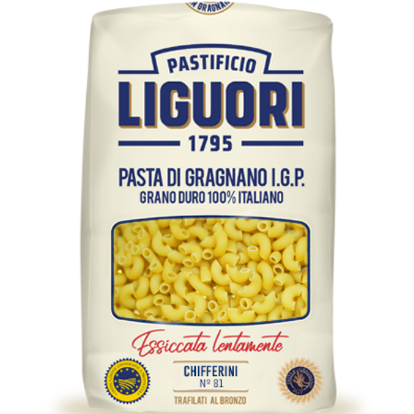 Chifferini No.81 - Liguori Pastificio Liguori 1795 - Dried Pasta @Mercato Gourmet | Your Italian Gourmet Supermarket