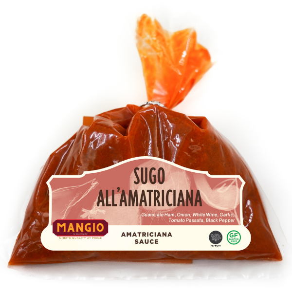 Homemade Amatriciana Sauce - Mangio Mangio - Homemade Sauce @Mercato Gourmet | Your Italian Gourmet Supermarket