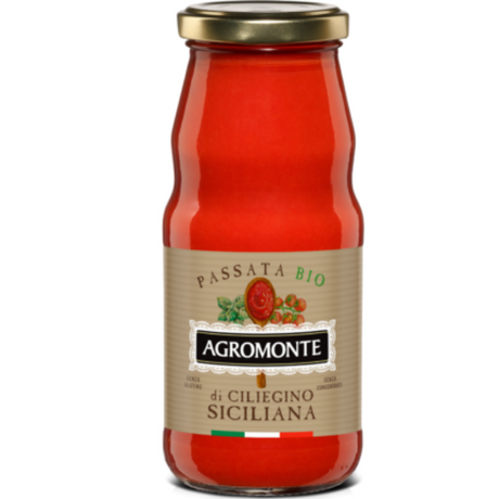 Organic Cherry Tomato Passata 360g - Agromonte Agromonte - Tomato & Sauces 360g @Mercato Gourmet | Your Italian Gourmet Supermarket