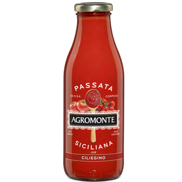 Tomato and Cherry Tomato Passata 520g - Agromonte Agromonte - Tomato & Sauces @Mercato Gourmet | Your Italian Gourmet Supermarket