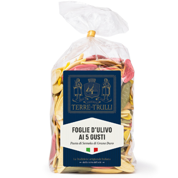 Olive Leaves Pasta 5 Flavours - Terre dei Trulli Terre dei Trulli - Dried Pasta @Mercato Gourmet | Your Italian Gourmet Supermarket