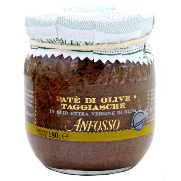 Taggiasca Olive Paste in Extra Virgin Olive Oil - Anfosso Anfosso - Savoury Spreads @Mercato Gourmet | Your Italian Gourmet Supermarket