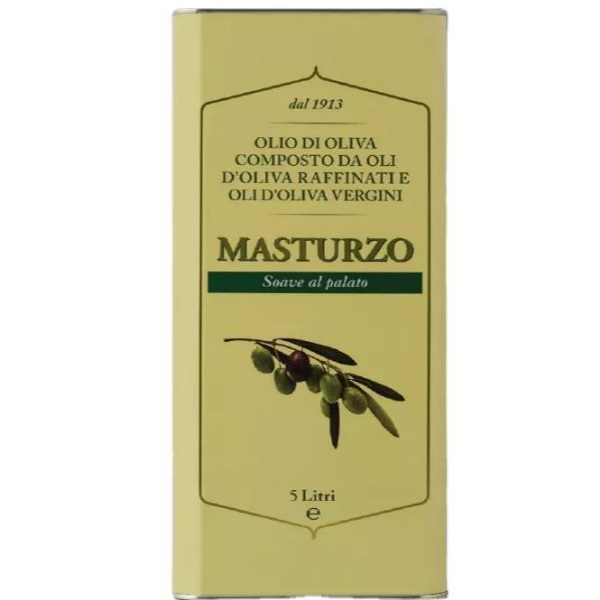 Olive Oil 5L - Masturzo Mercato Gourmet - Oil 5L @Mercato Gourmet | Your Italian Gourmet Supermarket